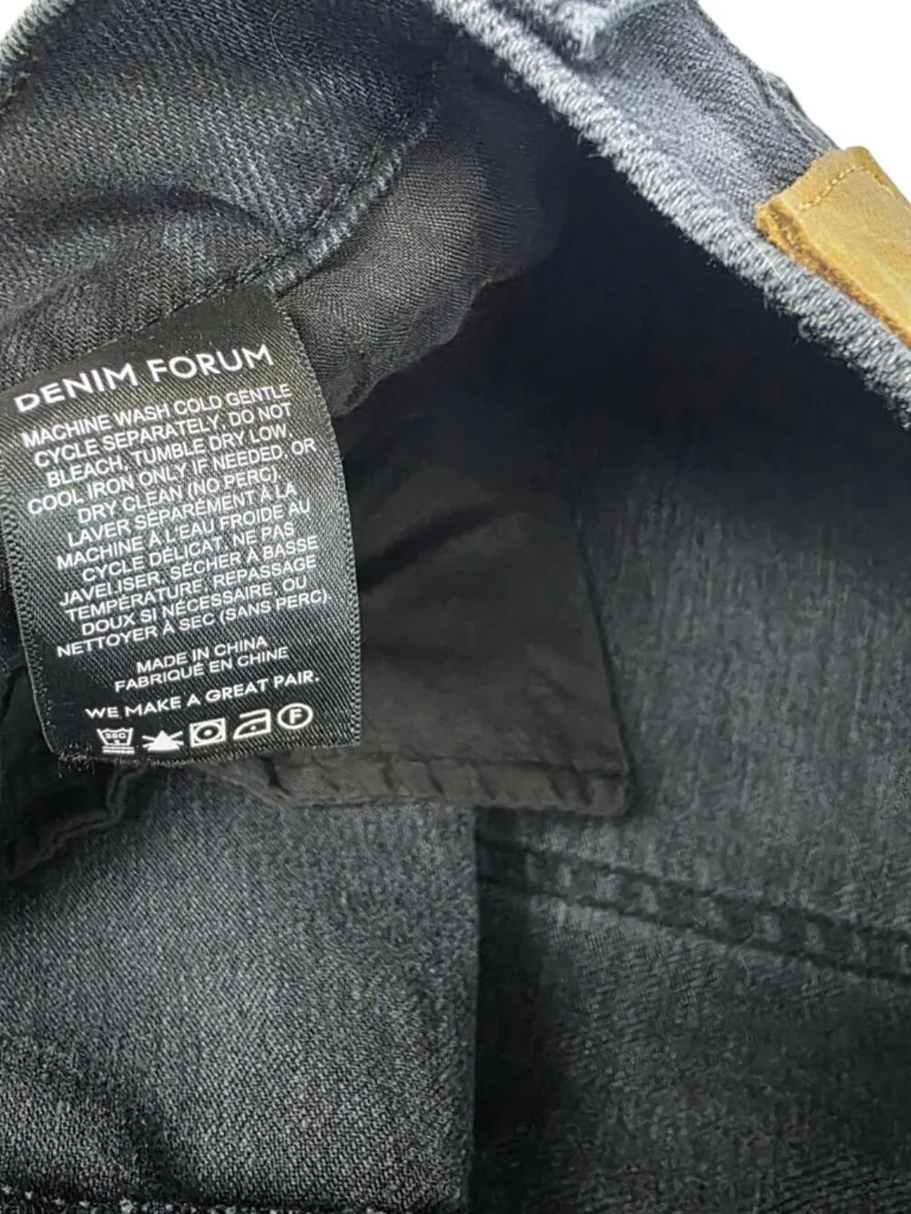 Aritzia Denim Forum The Arlo High Rise Straight Jeans, Button Fly, Size 31 - Picture 8 of 11